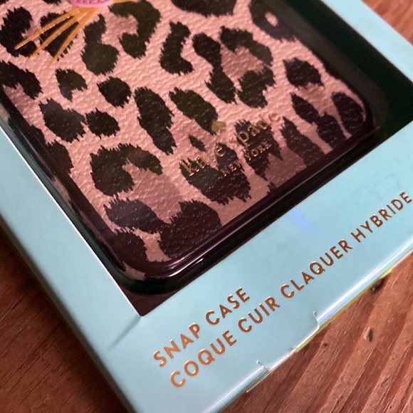 Kate Spade Leopard Print Kitty Cat IPhone 8 Plus - IPhone 7 Plus Snap Case - Picture 2 of 16